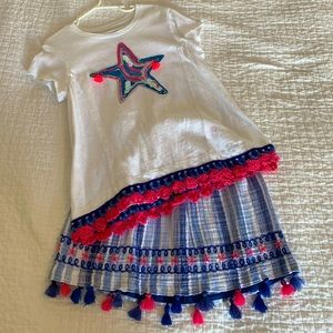 Hatley skirt and top